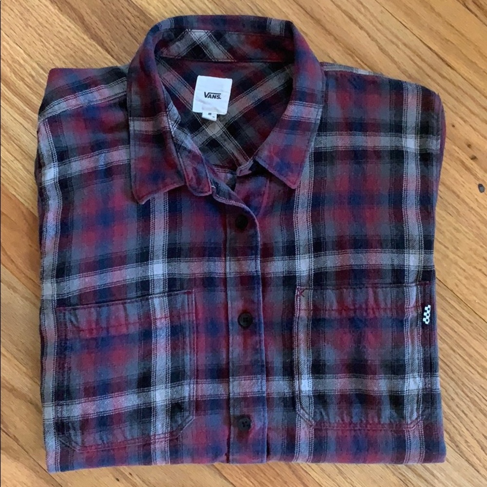 Purple / Red Vans Flannel